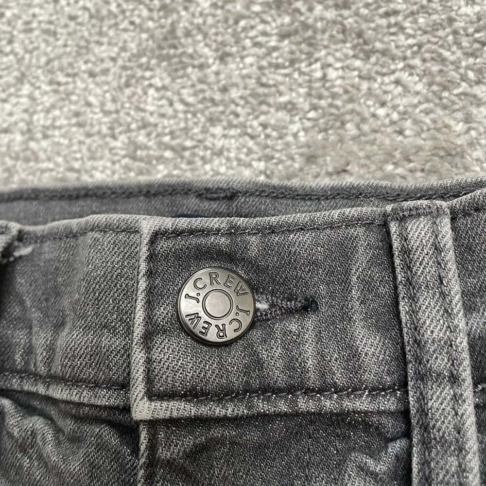 J.Crew Flex Slim Fit Denim Jeans Mens 29x32 Black Charcoal Wash Casual Cotton